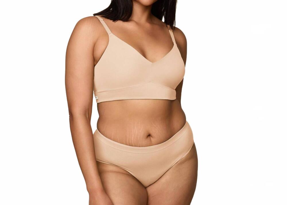 NEW HARPER WILDE bliss triangle bralette in beige